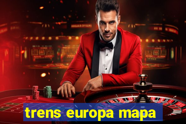 trens europa mapa